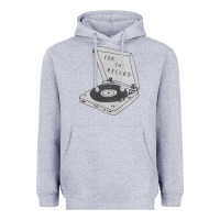 Heather Grey for the record Heavyweight Hoodie - artisFamous