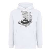 White for the record Heavyweight Hoodie - artisFamous
