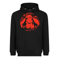 Black giraffe Heavyweight Hoodie - artisFamous