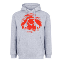 Heather Grey giraffe Heavyweight Hoodie - artisFamous