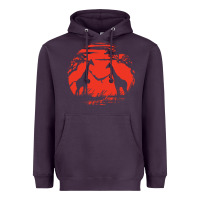 Plum giraffe Heavyweight Hoodie - artisFamous