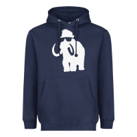 Navy mammoth Heavyweight Hoodie - artisFamous