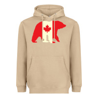 Mushroom Canadian Bear Heavyweight Hoodie - artisFamous