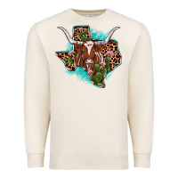 Sandshell texas longhorn texas map Premium Sweatshirt - JahusDesignShop
