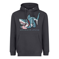 Smoke Sharkdog Sticker Heavyweight Hoodie - artisFamous