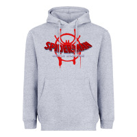 Heather Grey into the spider verse film Heavyweight Hoodie - artisFamous