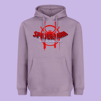 Into The Spider Verse Film Heavyweight Hoodie Designed By Artisfamous