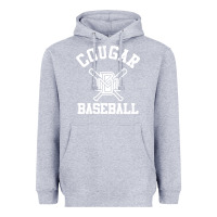 Heather Grey blue mountain cougars club Heavyweight Hoodie - artisFamous