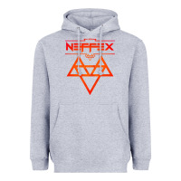 Heather Grey neffex music Heavyweight Hoodie - artisFamous
