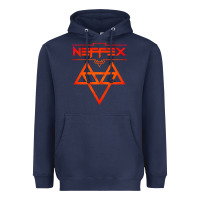 Navy neffex music Heavyweight Hoodie - artisFamous