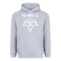 Heather Grey neffex music Heavyweight Hoodie - artisFamous