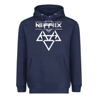 Navy neffex music Heavyweight Hoodie - artisFamous