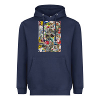 Navy sneaker searth Heavyweight Hoodie - artisFamous