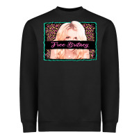 Black free britney leopard glitter Heavyweight Sweatshirt - AdoDesignShop