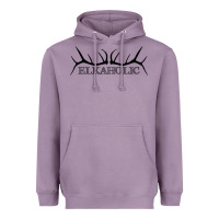 Lavender Elkaholic Heavyweight Hoodie - artisFamous
