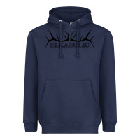 Navy Elkaholic Heavyweight Hoodie - artisFamous