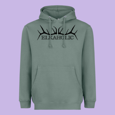 Elkaholic Heavyweight Hoodie Designed By Artisfamous