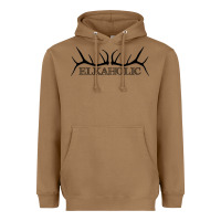 Toasted Coconut Elkaholic Heavyweight Hoodie - artisFamous