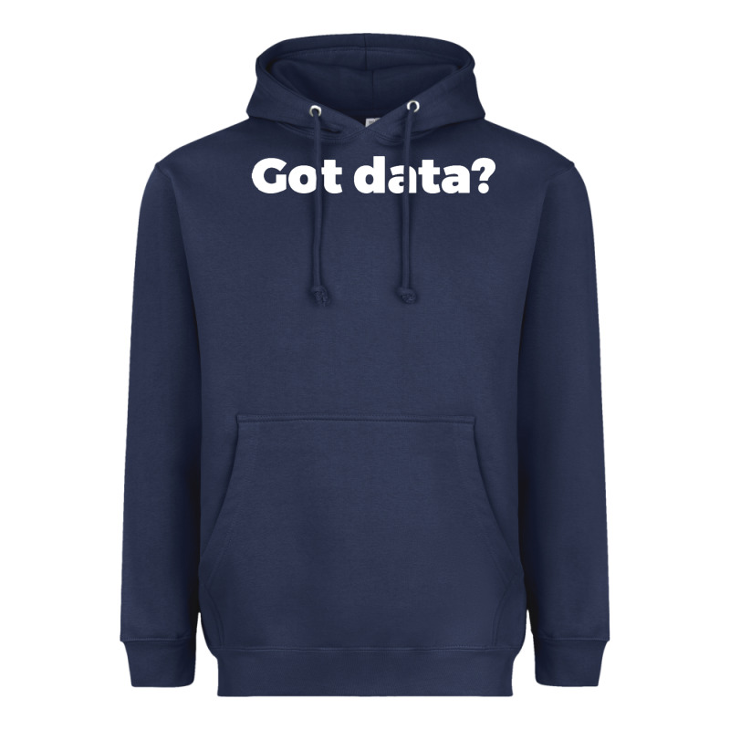 Data Science Humor White Heavyweight Hoodie by artisFamous | Teevron