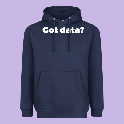 Data Science Humor White Heavyweight Hoodie Designed By Artisfamous