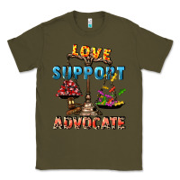 Army Green Love support advocate Classic Tee - CowGirlArtShop