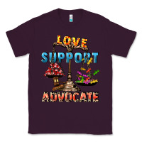 Plum Love support advocate Classic Tee - CowGirlArtShop