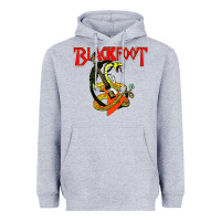 Heather Grey blackfoot Heavyweight Hoodie - artisFamous