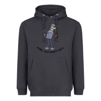 Smoke Futurama Ctrl Alt Shift Kill Bender Heavyweight Hoodie - artisFamous