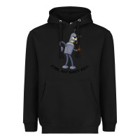 Futurama Ctrl Alt Shift Kill Bender Heavyweight Hoodie | Teevron