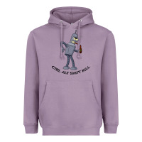 Lavender Futurama Ctrl Alt Shift Kill Bender Heavyweight Hoodie - artisFamous