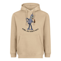 Mushroom Futurama Ctrl Alt Shift Kill Bender Heavyweight Hoodie - artisFamous