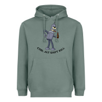 Sage Futurama Ctrl Alt Shift Kill Bender Heavyweight Hoodie - artisFamous
