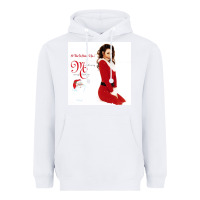 White All I Want for Christmas Is You Heavyweight Hoodie - artisFamous