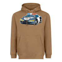 Toasted Coconut police car Heavyweight Hoodie - artisFamous