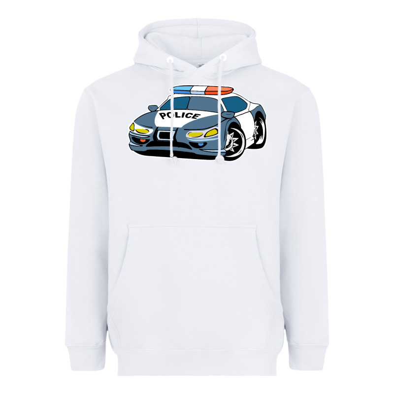 Police Car Heavyweight Hoodie by artisFamous | Teevron