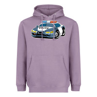 Lavender police car Heavyweight Hoodie - artisFamous