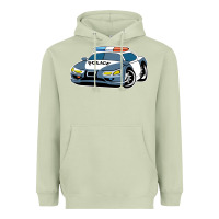 Matcha police car Heavyweight Hoodie - artisFamous