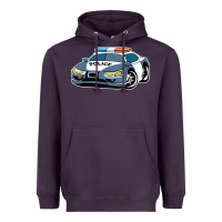 Plum police car Heavyweight Hoodie - artisFamous