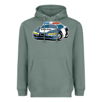 Sage police car Heavyweight Hoodie - artisFamous