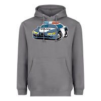 Storm police car Heavyweight Hoodie - artisFamous