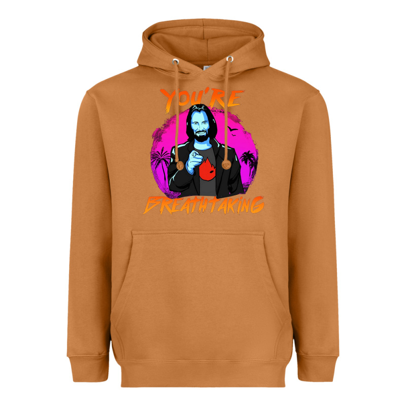 You Are Breathtaking Keanu Reeves Actor Heavyweight Hoodie by artisFamous | Teevron