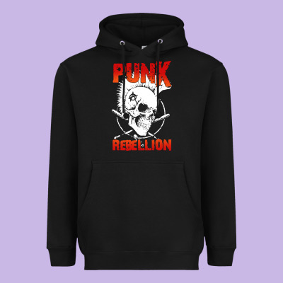 Music Punk Heavyweight Hoodie Designed By Artisfamous