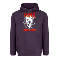Plum music punk Heavyweight Hoodie - artisFamous