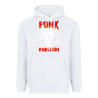 White music punk Heavyweight Hoodie - artisFamous