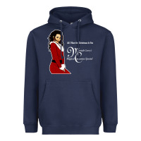 Navy All I Want for Christmas Is You Heavyweight Hoodie - artisFamous