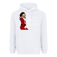 White All I Want for Christmas Is You Heavyweight Hoodie - artisFamous