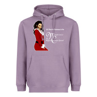 Lavender All I Want for Christmas Is You Heavyweight Hoodie - artisFamous