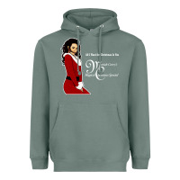 Sage All I Want for Christmas Is You Heavyweight Hoodie - artisFamous