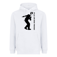 White Original Rude Boy Style Heavyweight Hoodie - artisFamous