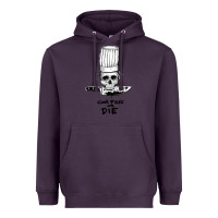 Plum bourdain cook free or die Heavyweight Hoodie - artisFamous